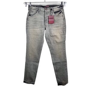 VAYDER Tapered fit Jeans distressed color powers stretchy street punk Y2K sz 34